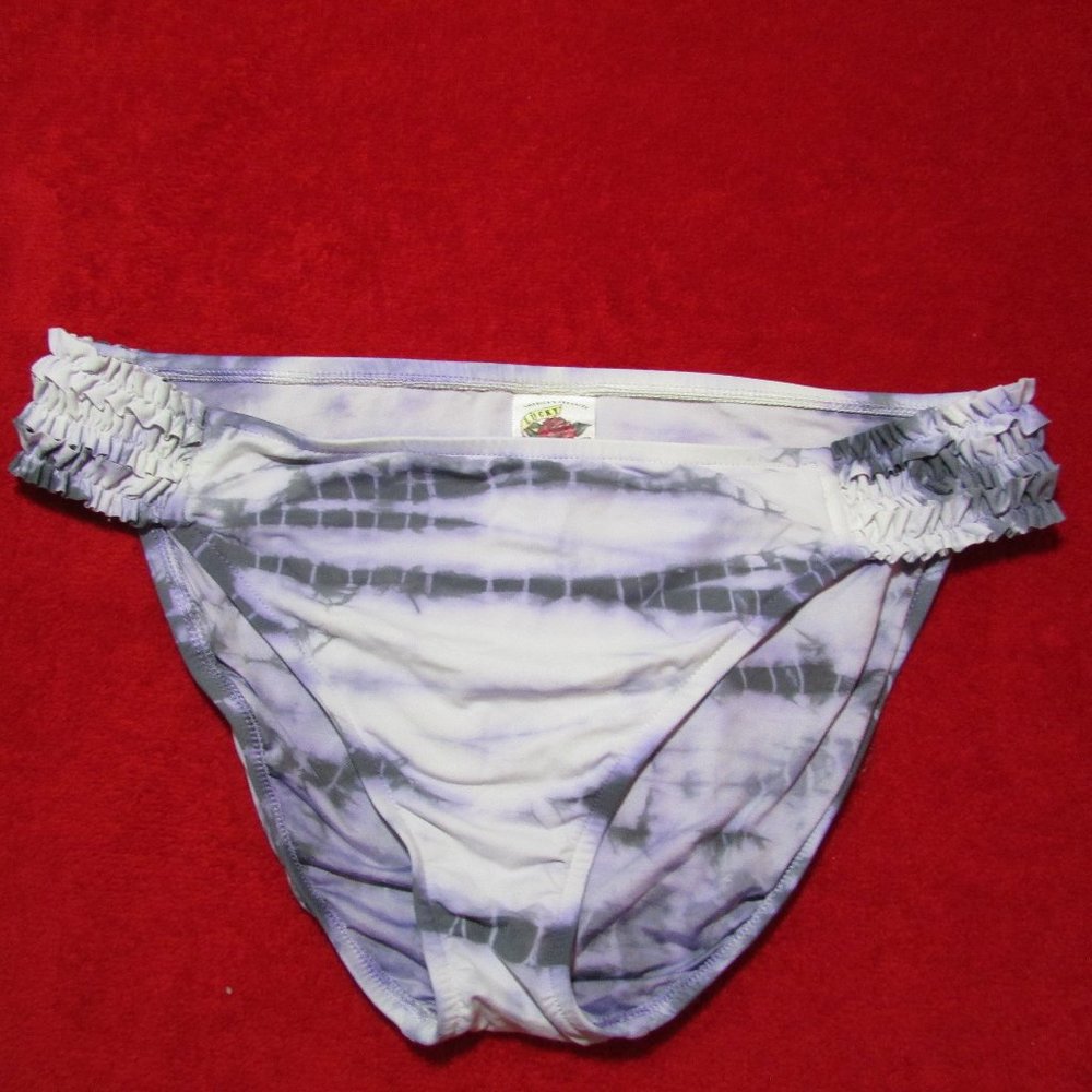 Lucky Brand Purple Tie Dye Hipster Bathing Suit Swim Bottoms